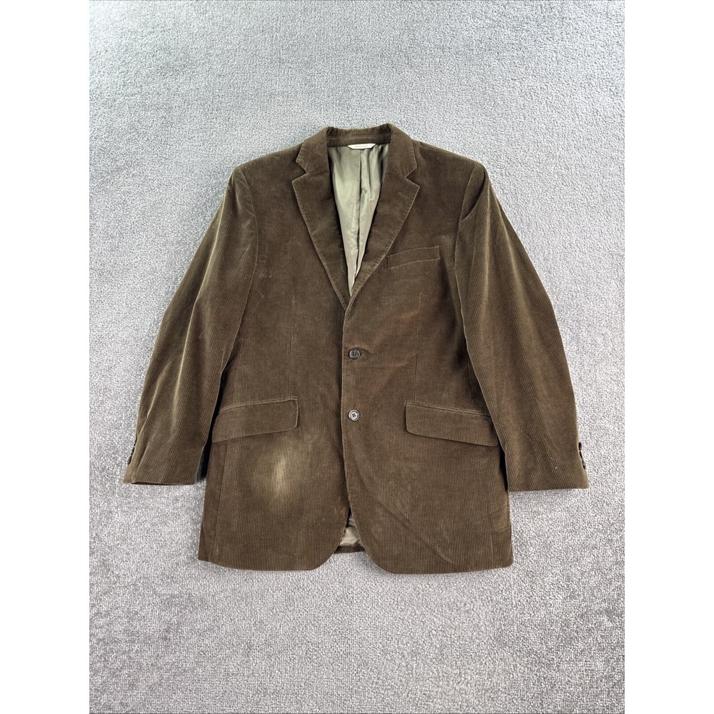 Banana Republic Blazer Mens 42 R Brown Corduroy Ribbed Designer Sportswear Coat